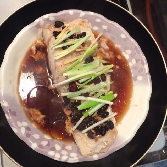 豆豉蒸鳕鱼