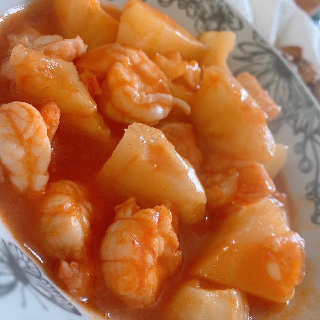 菠萝虾球