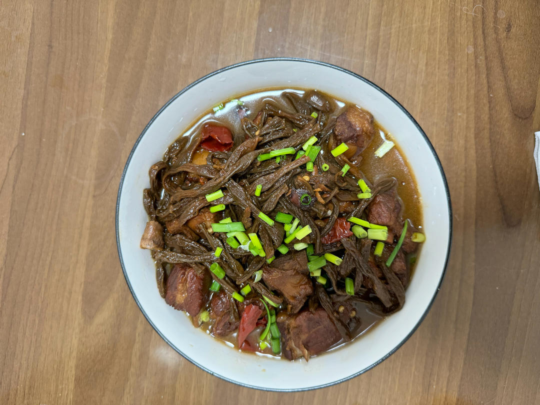 【干豆角炖排骨】