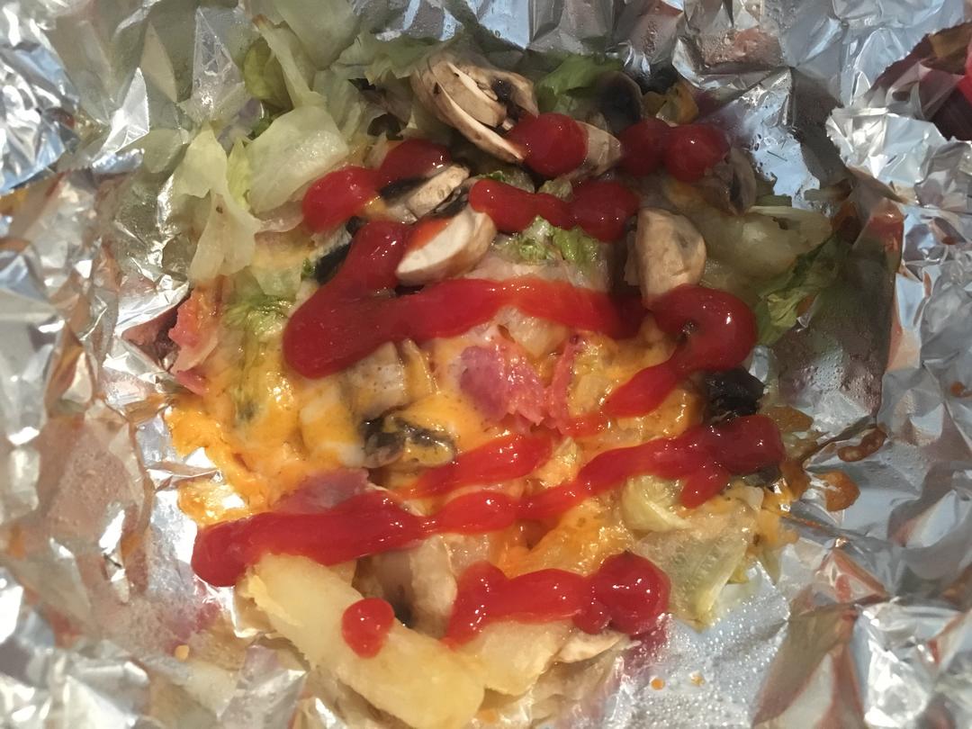 加拿大国宝级美食 之 肉酱奶酪薯条的做法