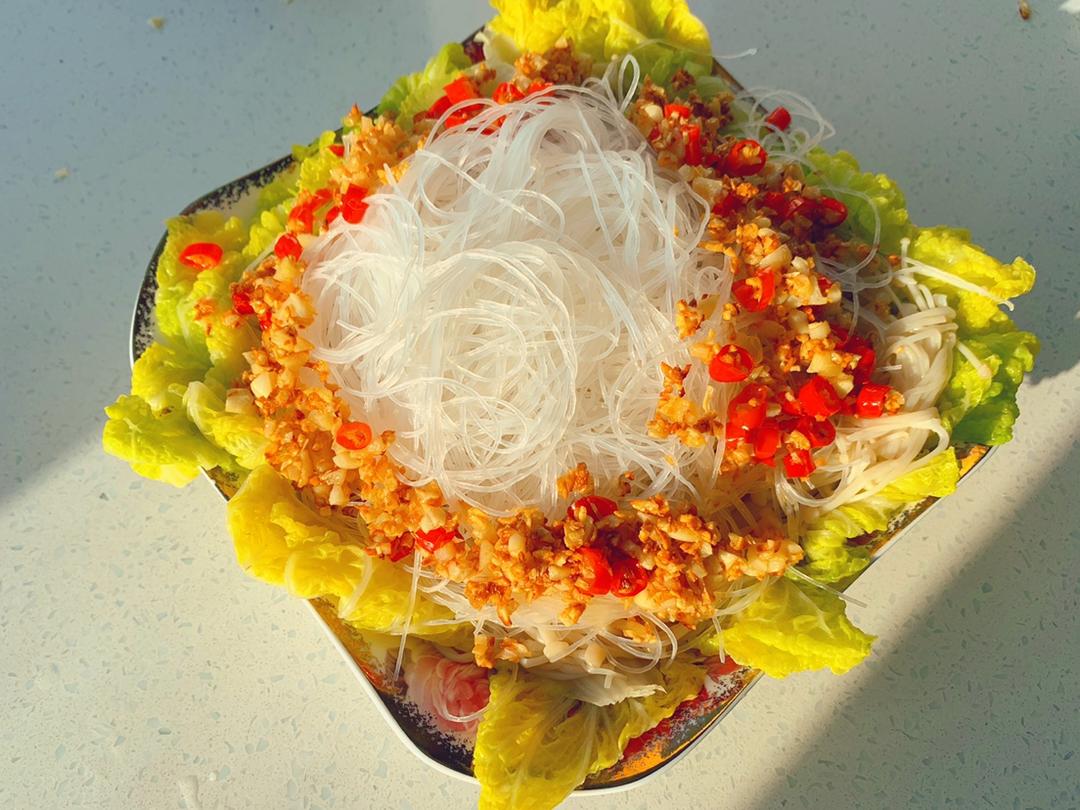 蒜蓉粉丝蒸娃娃菜