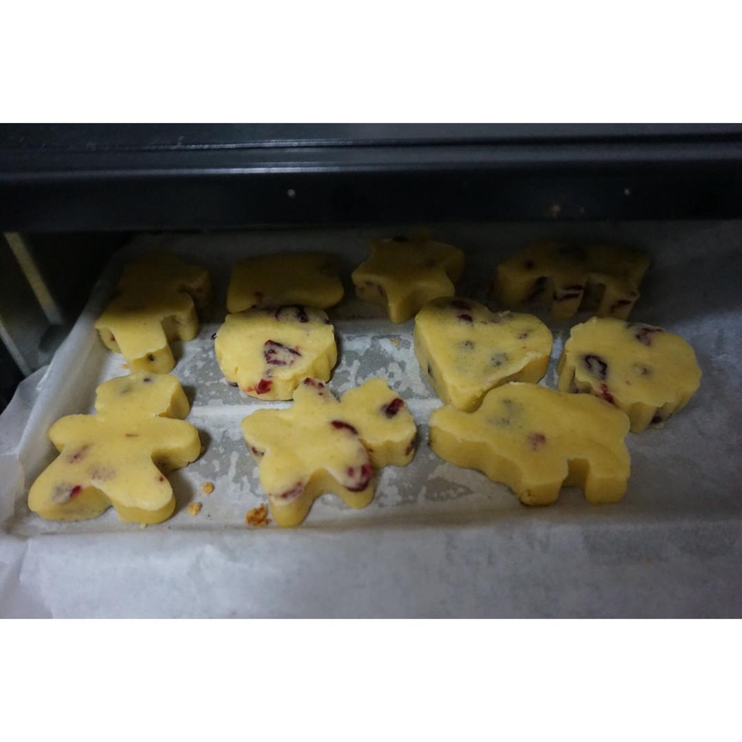 低糖少油版蔓越莓饼干