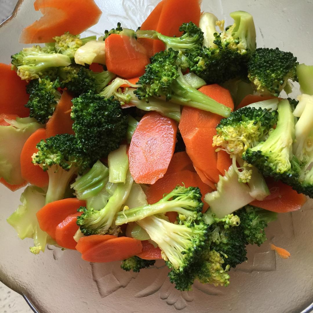 手机用户9555nrdo做的减肥凉拌西兰花胡萝卜