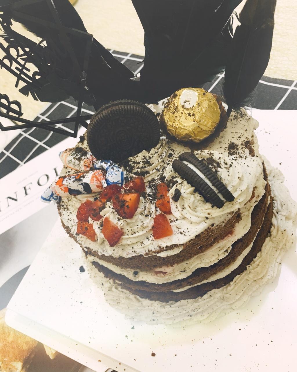 巧克力奥利奥裸蛋糕