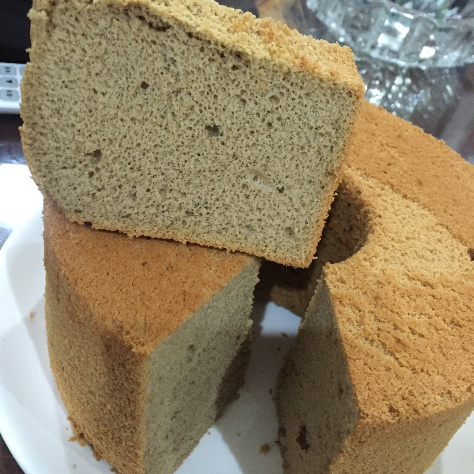 浓郁咖啡坚果戚风蛋糕