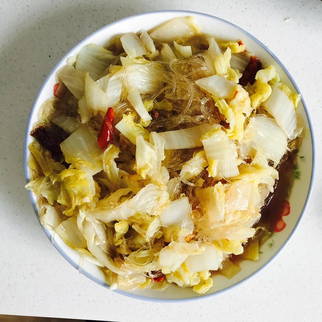 白菜炒粉丝
