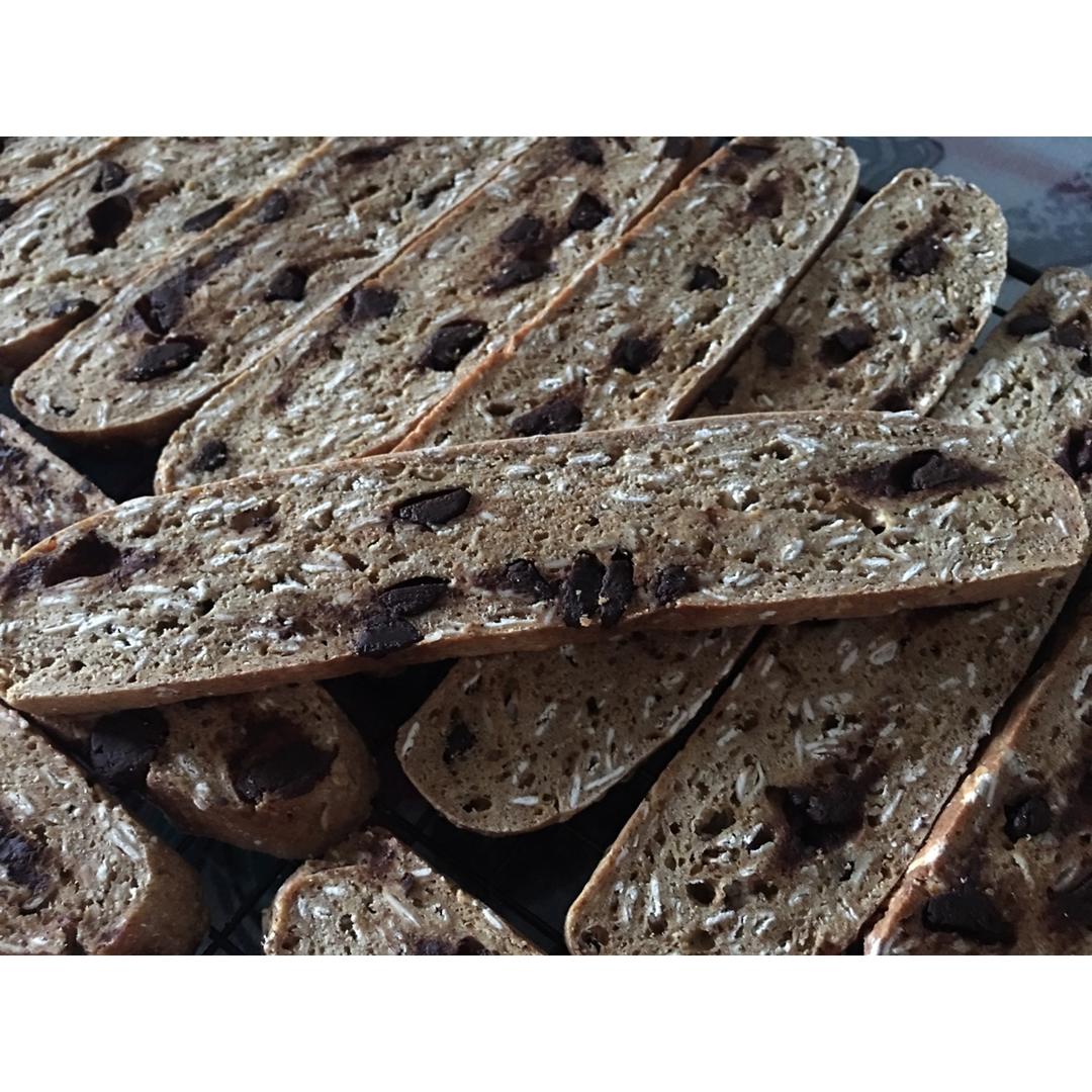【健康零食】香蕉燕麦意式脆饼