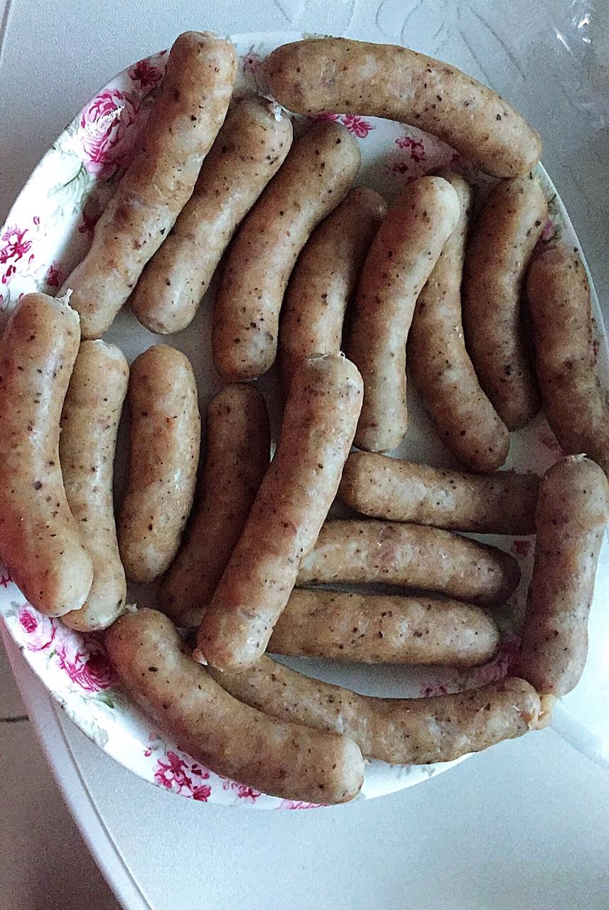 世上只有妈妈好1111做的秘制黑胡椒风味脆皮肠