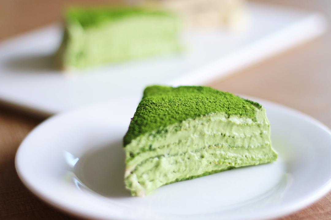 抹茶＋海盐焦糖千层