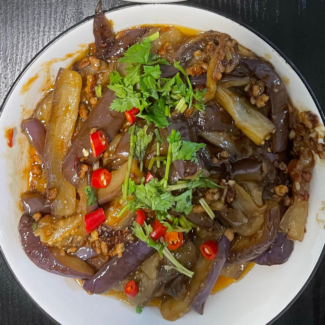 无敌好吃巨下饭的家常菜～肉沫茄子
