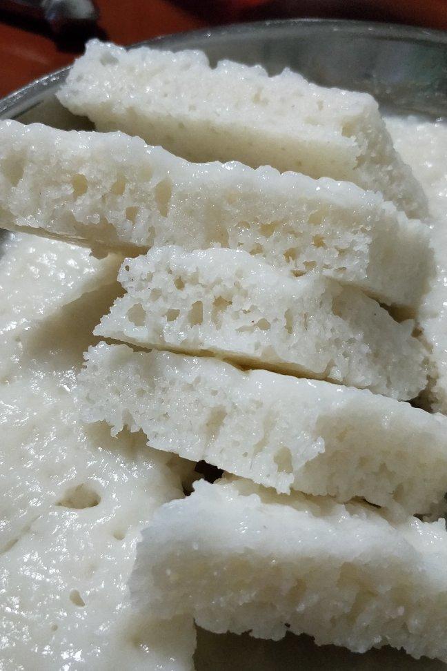 云彩满满做的老南昌特色---米发糕/白糖发糕