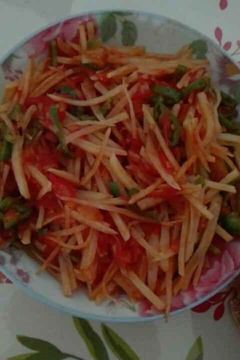 青椒土豆丝