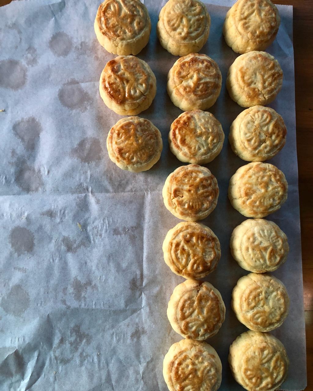 超详细图解版--流心奶黄月饼