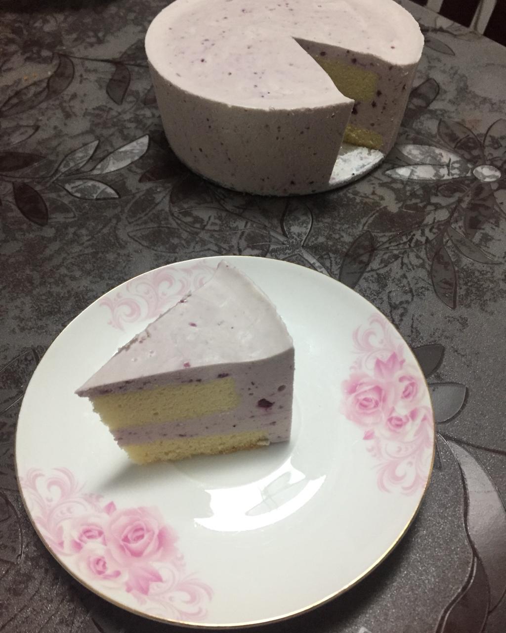 蓝莓慕斯