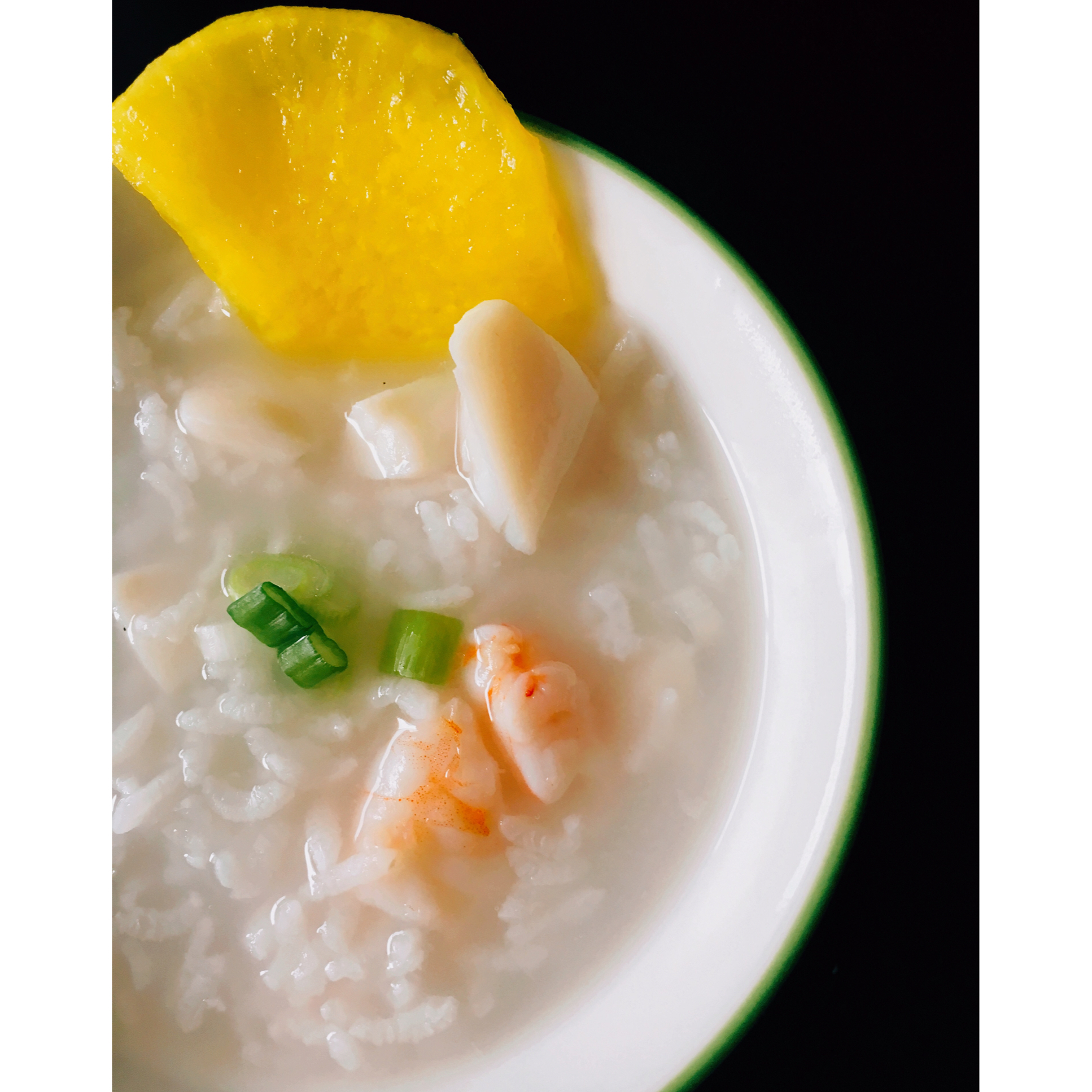 海参虾仁干贝粥