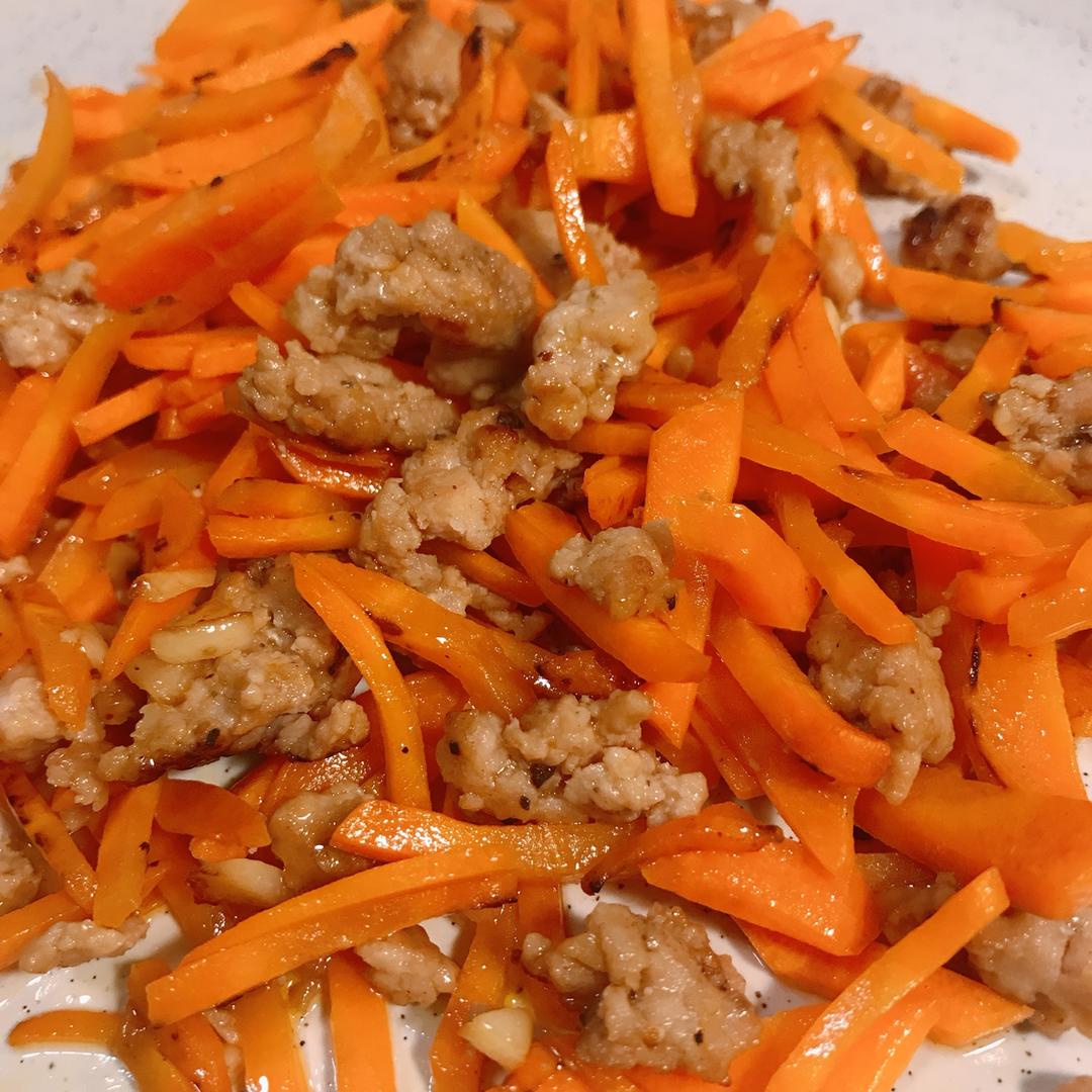 葵葵葵小做的胡萝卜丝炒肉片