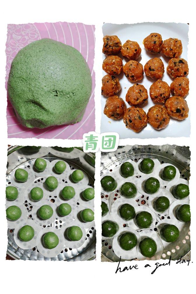 《Tinrry+》咸蛋黄肉松青团+红豆沙青团