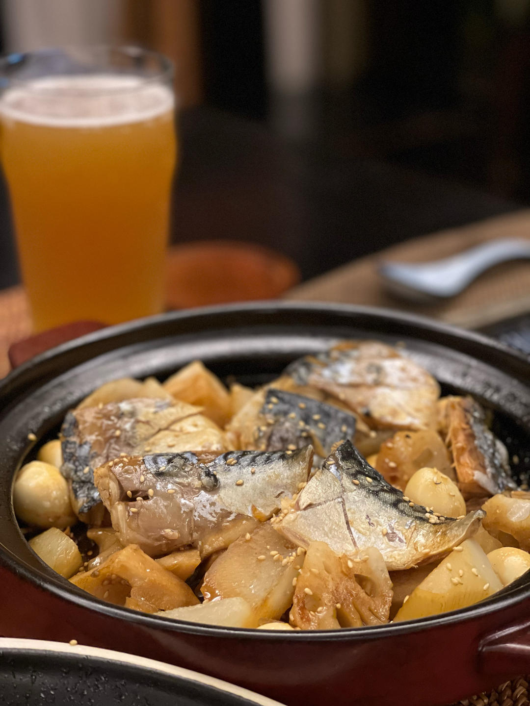 日式青花鱼炖煮