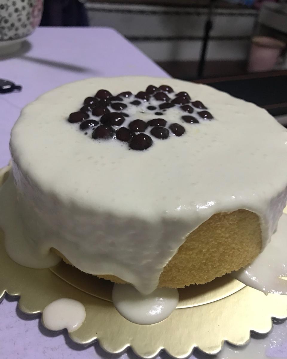 爆浆系列第一辑：黑糖珍珠奶茶蛋糕