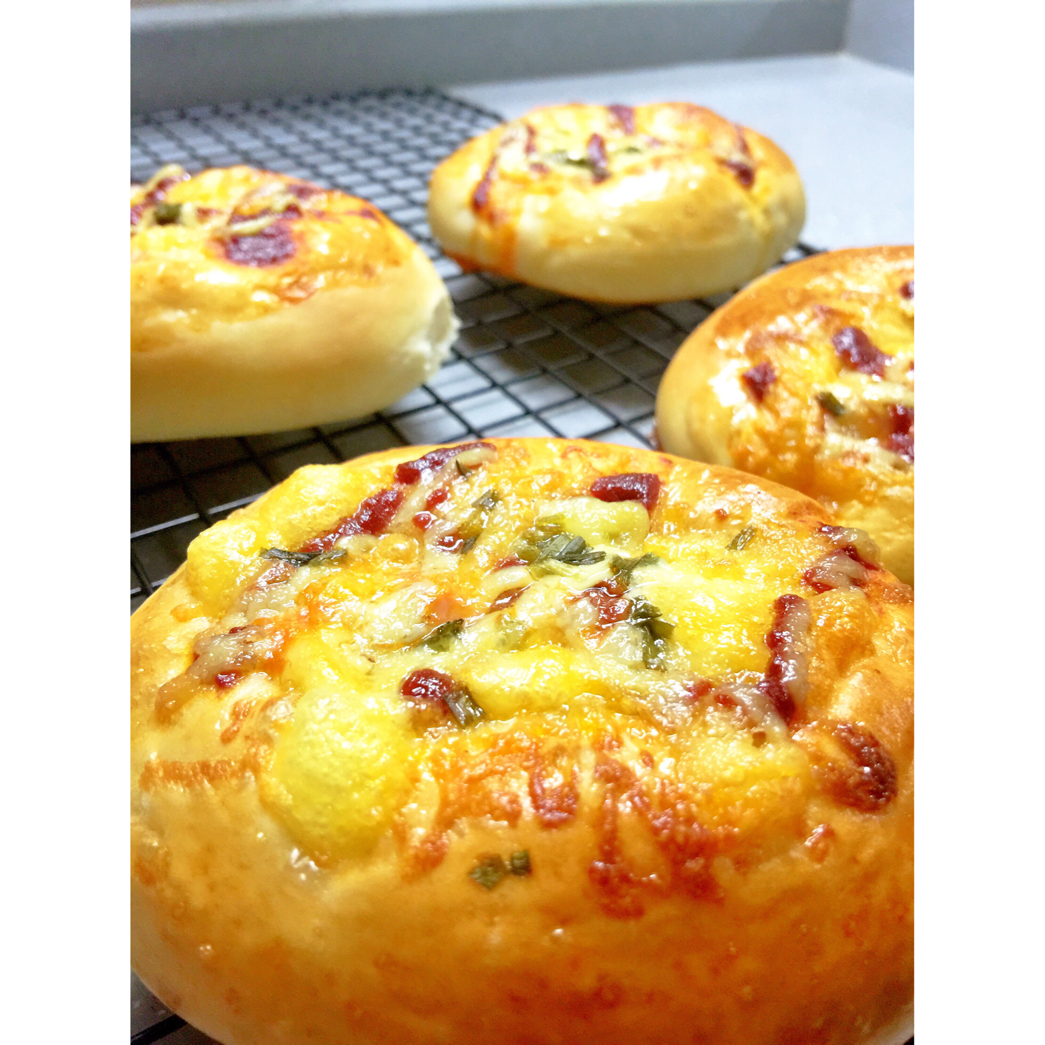 葱香芝士面包——好吃到迎风飘泪的面包