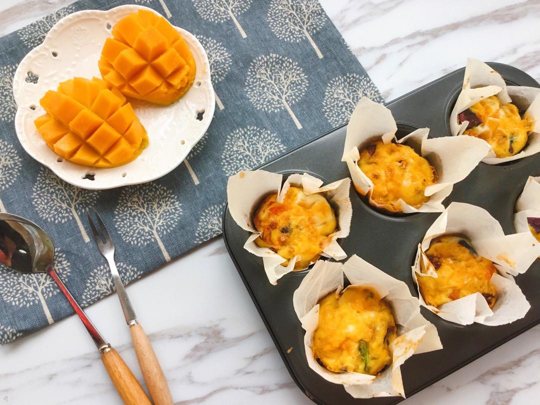 早餐鸡蛋杯cupcake Frittata