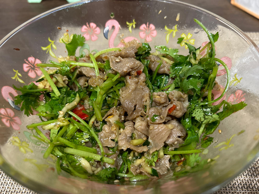 香菜拌牛肉