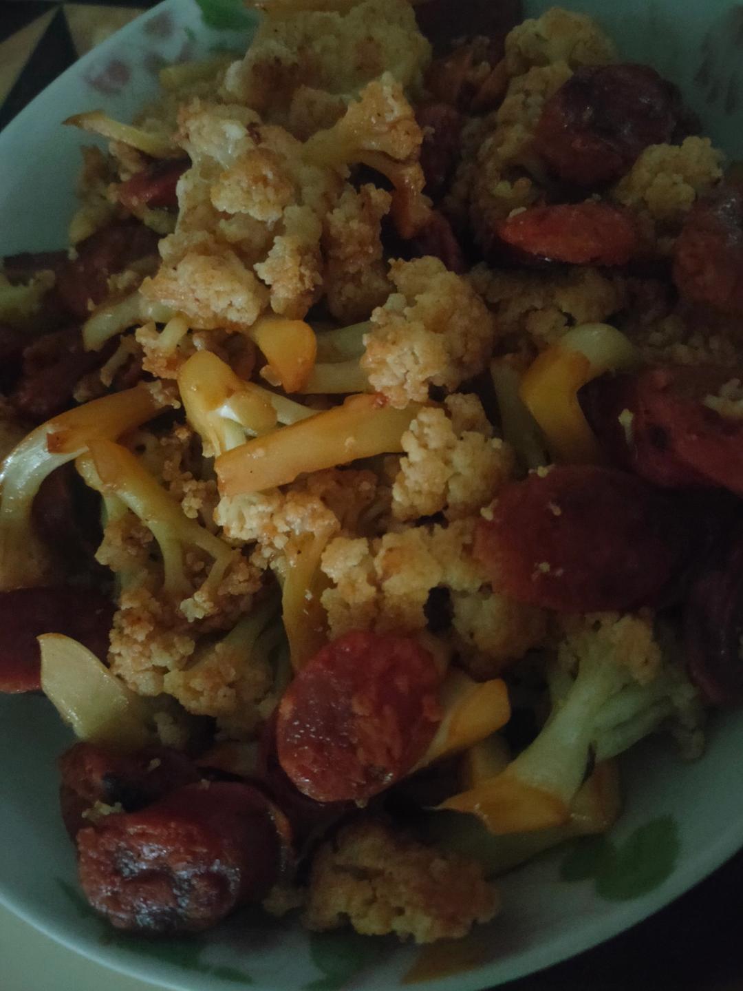 花菜炒腊肠
