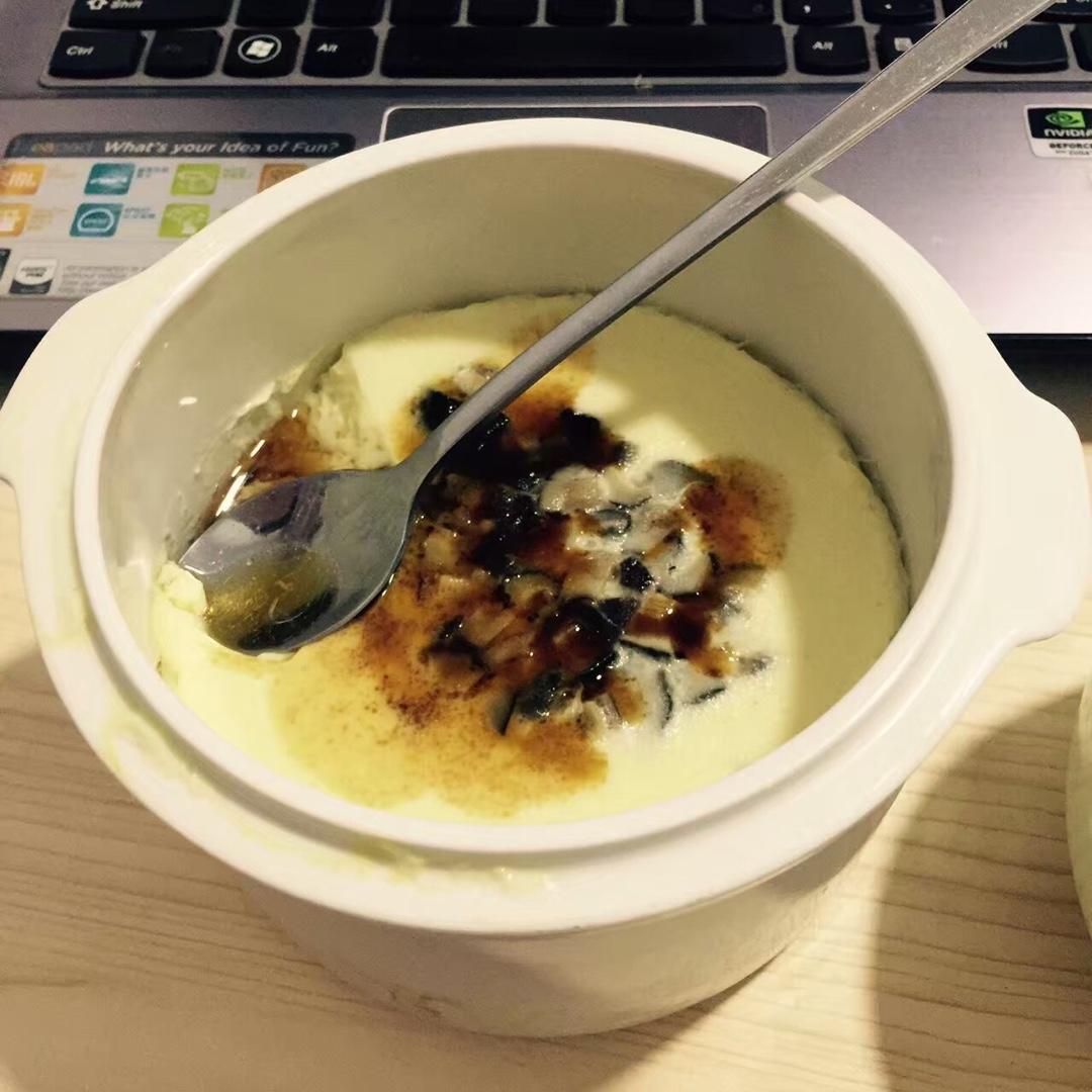 超级嫩滑的香菇蒸蛋