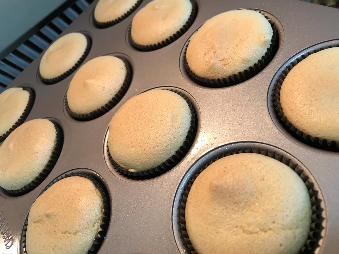 纸杯蛋糕 8寸戚风蛋糕的量