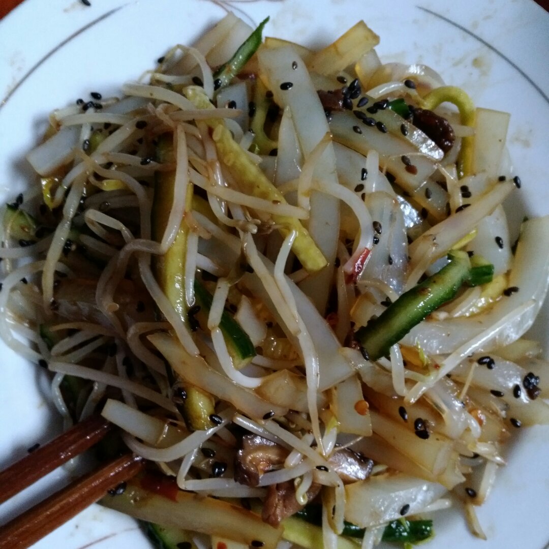 自制绿豆凉粉
