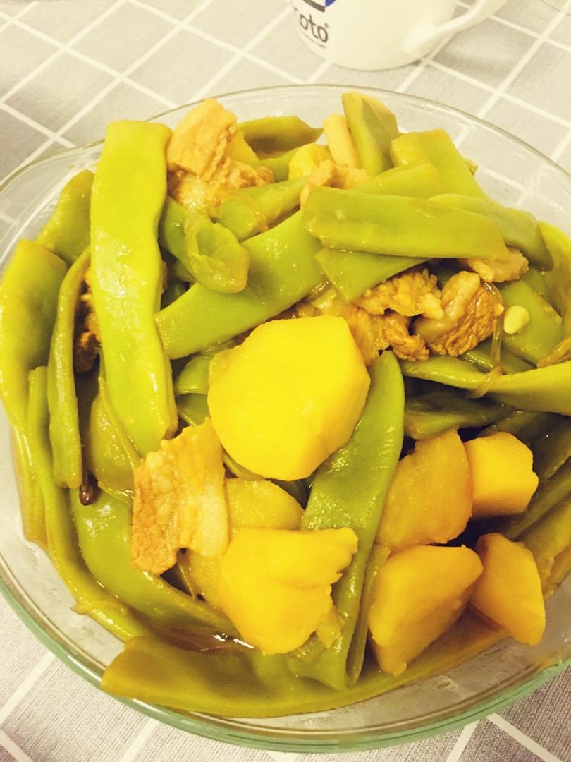 排骨炖豆角