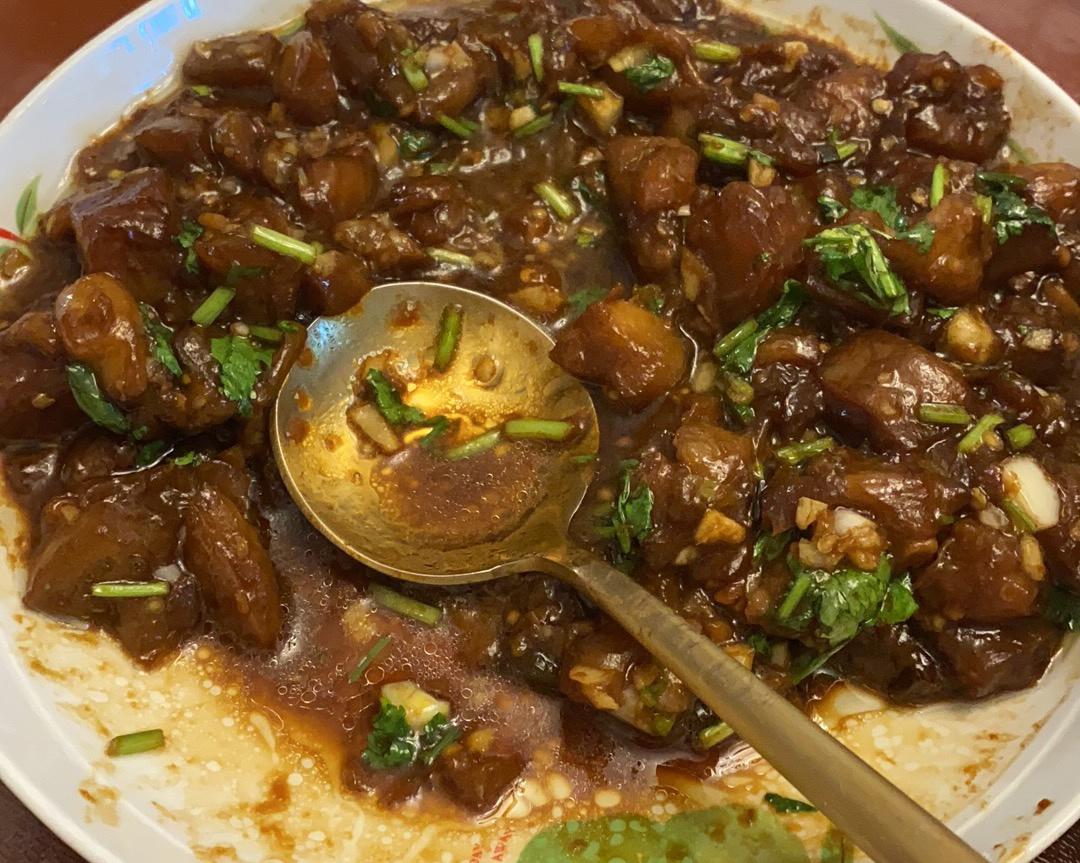 津味蒜末烧茄子