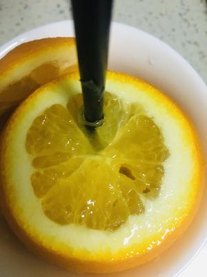 盐蒸橙子（用于一般咳嗽有痰）的做法 步骤3
