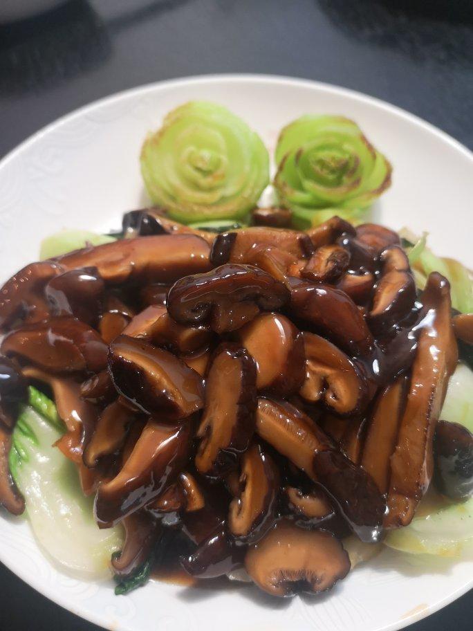 蚝油香菇油菜
