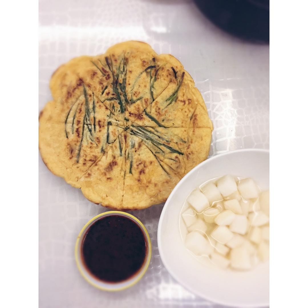 韩式泡菜葱饼
