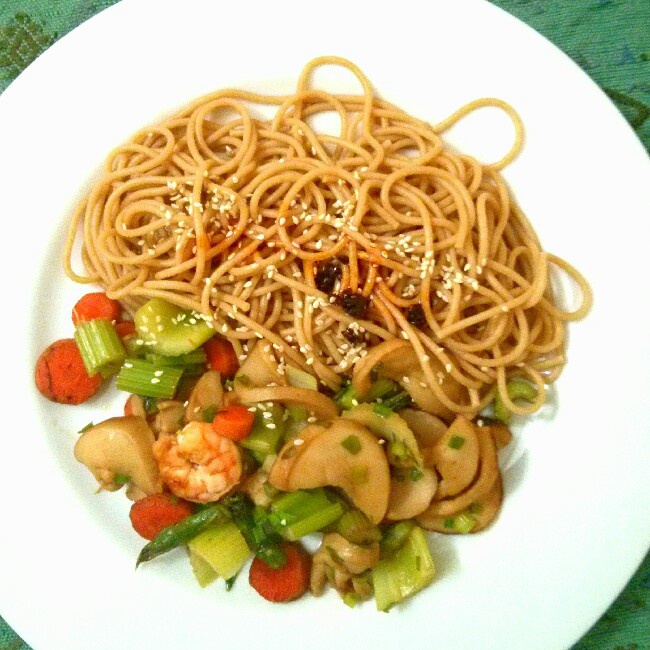 夏日凉拌荞麦面