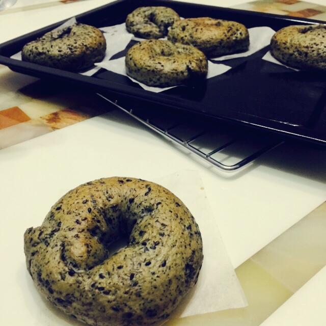 芝麻贝果（咸）