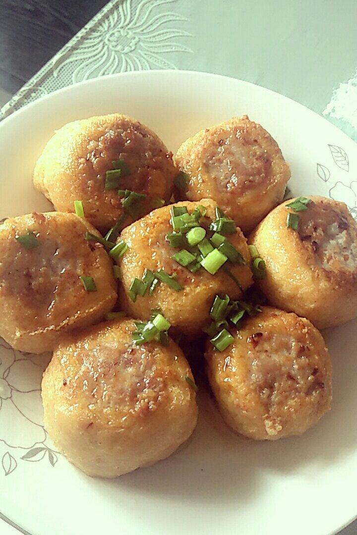 夏 末做的肉嵌油豆腐