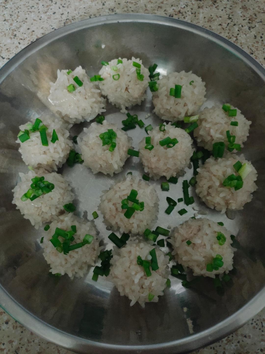 老人 小孩都爱吃的珍珠丸子