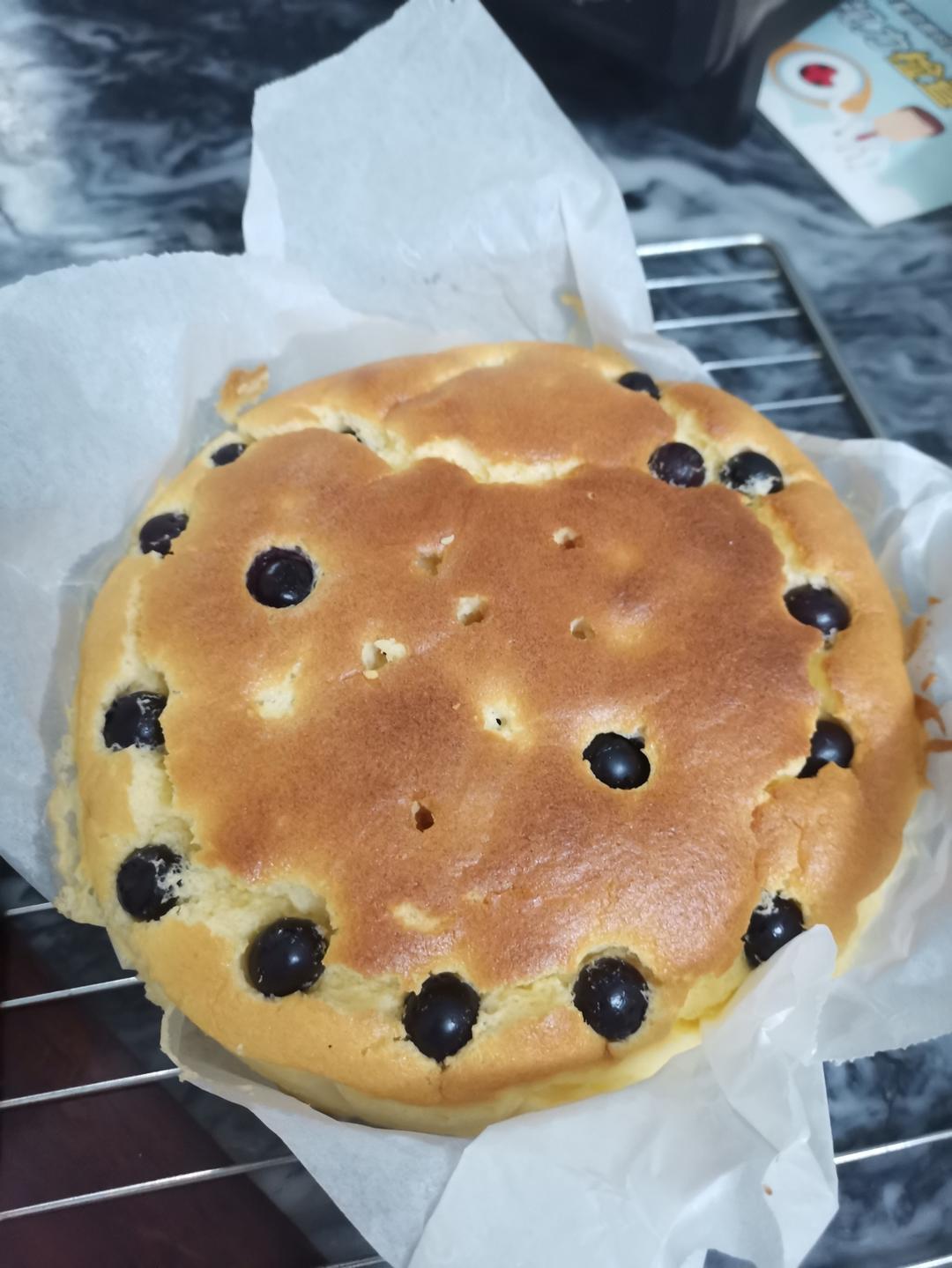 比戚风还好吃的蓝莓酸奶蛋糕