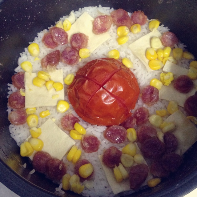 一整个西红柿饭~