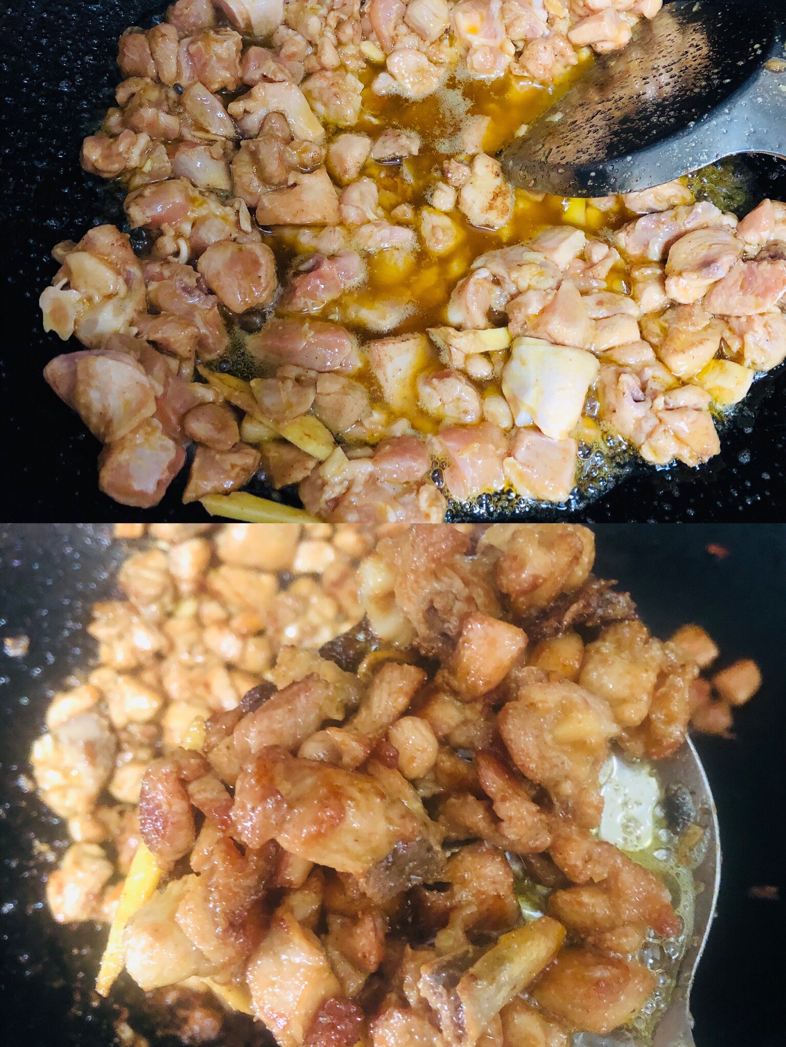 青花椒干煸鸡的做法 步骤2