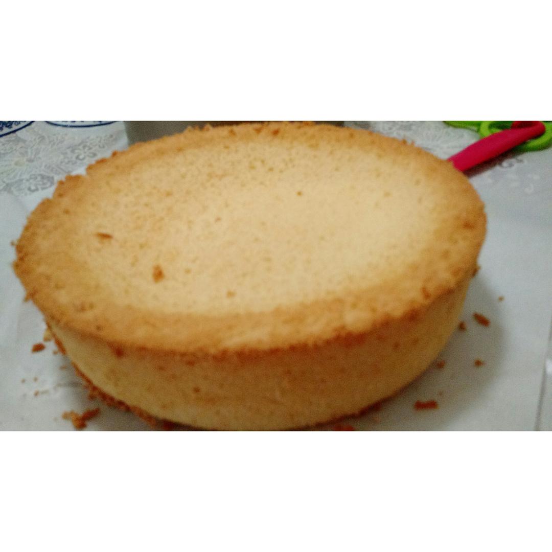 八寸戚风蛋糕（生日蛋糕坯）附六寸配单