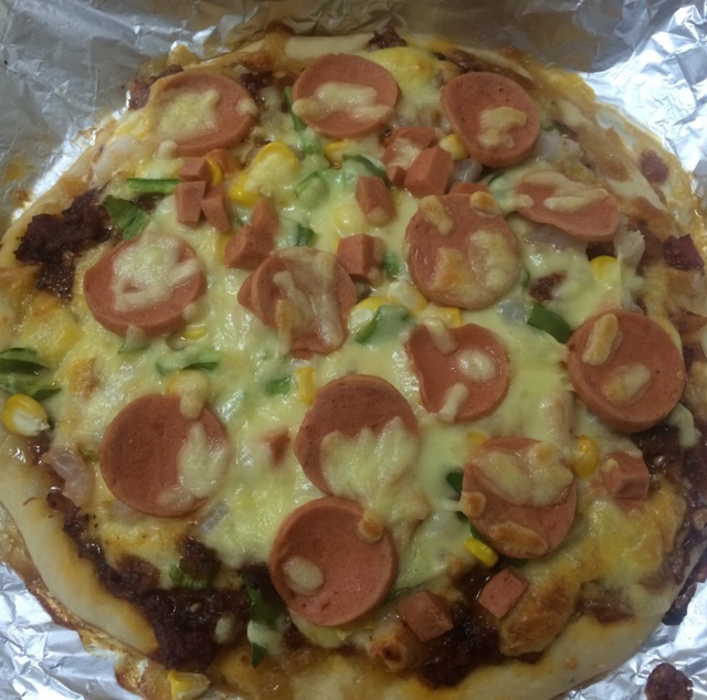 夏威夷pizza（附饼底冷冻法）