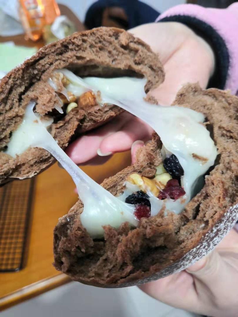 可可麻薯软欧