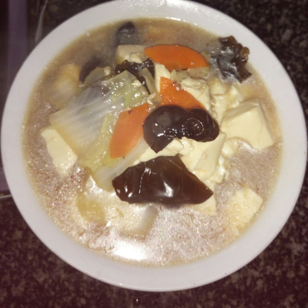 白菜炖豆腐