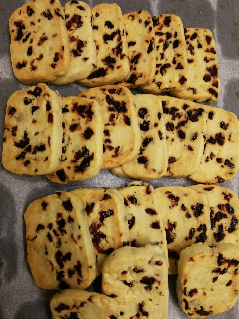 低糖少油版蔓越莓饼干
