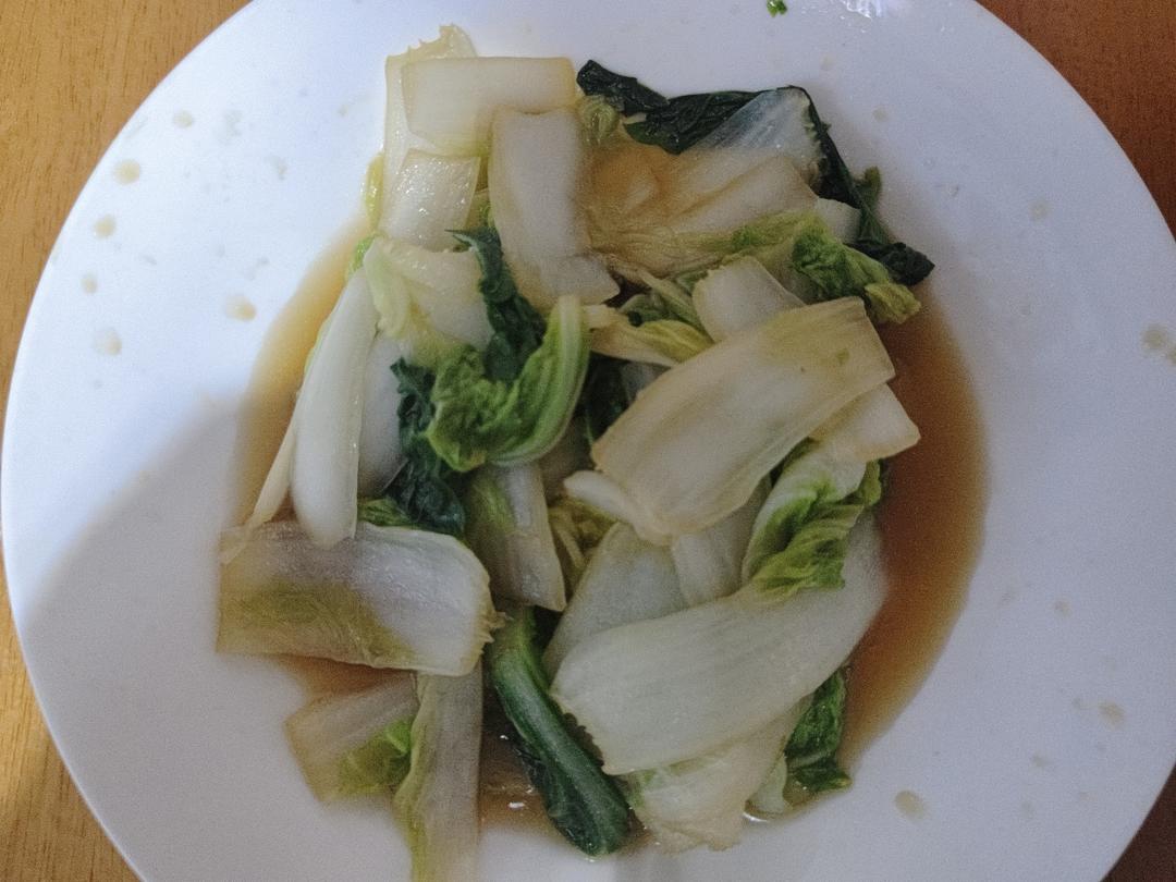 最容易的家常菜之——清炒大白菜