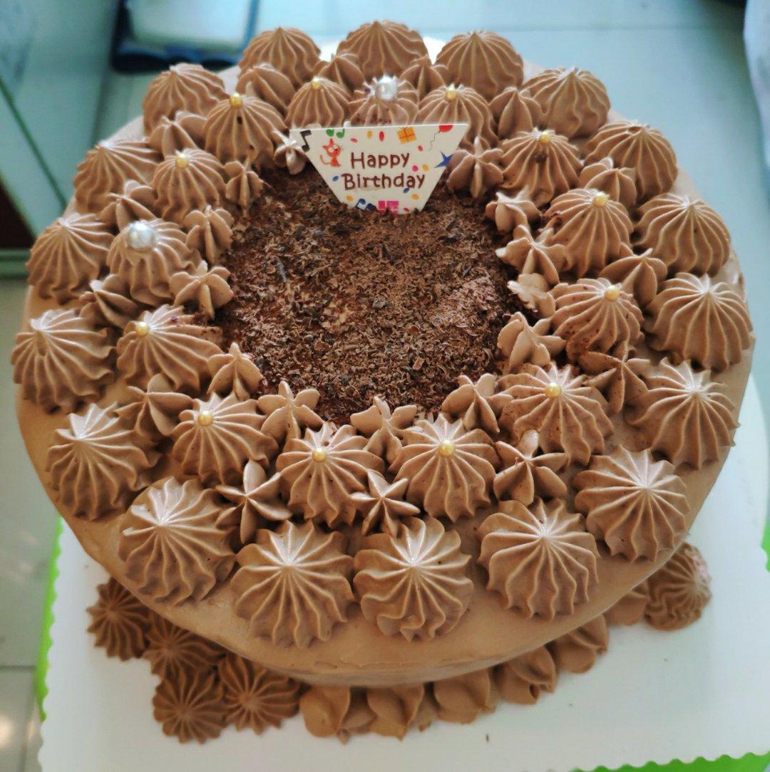 巧克力奶油蛋糕/巧克力奶油的操作手法。/「戚风及其衍生」烘焙视频蛋糕篇2