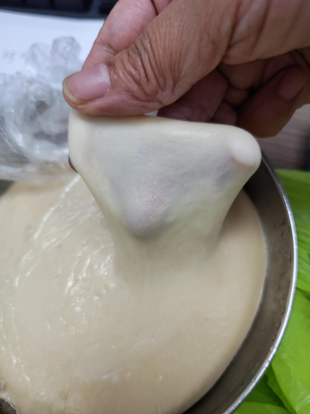 轻松揉出手套膜的水合法揉面